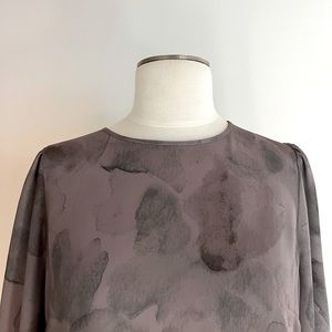 Wilfred silk dress watercolour long sleeves